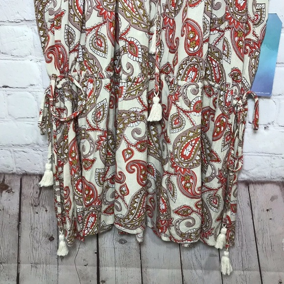 NEW Show Me Your Mumu Dress Lasso Mini Tunic Drop Waist Slouchy Coverup Size M - Picture 7 of 10